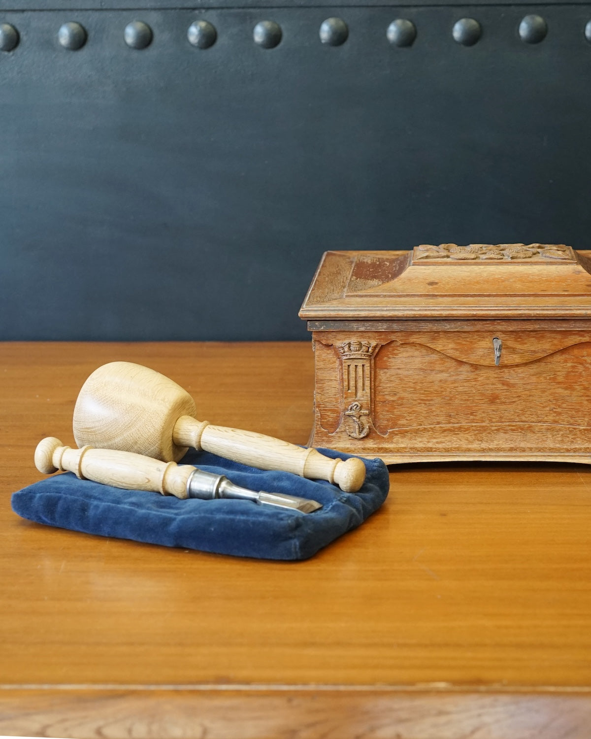 Royal Navy Launching Boxed Gavel - HMS Bramble 1938 Trinity Marine