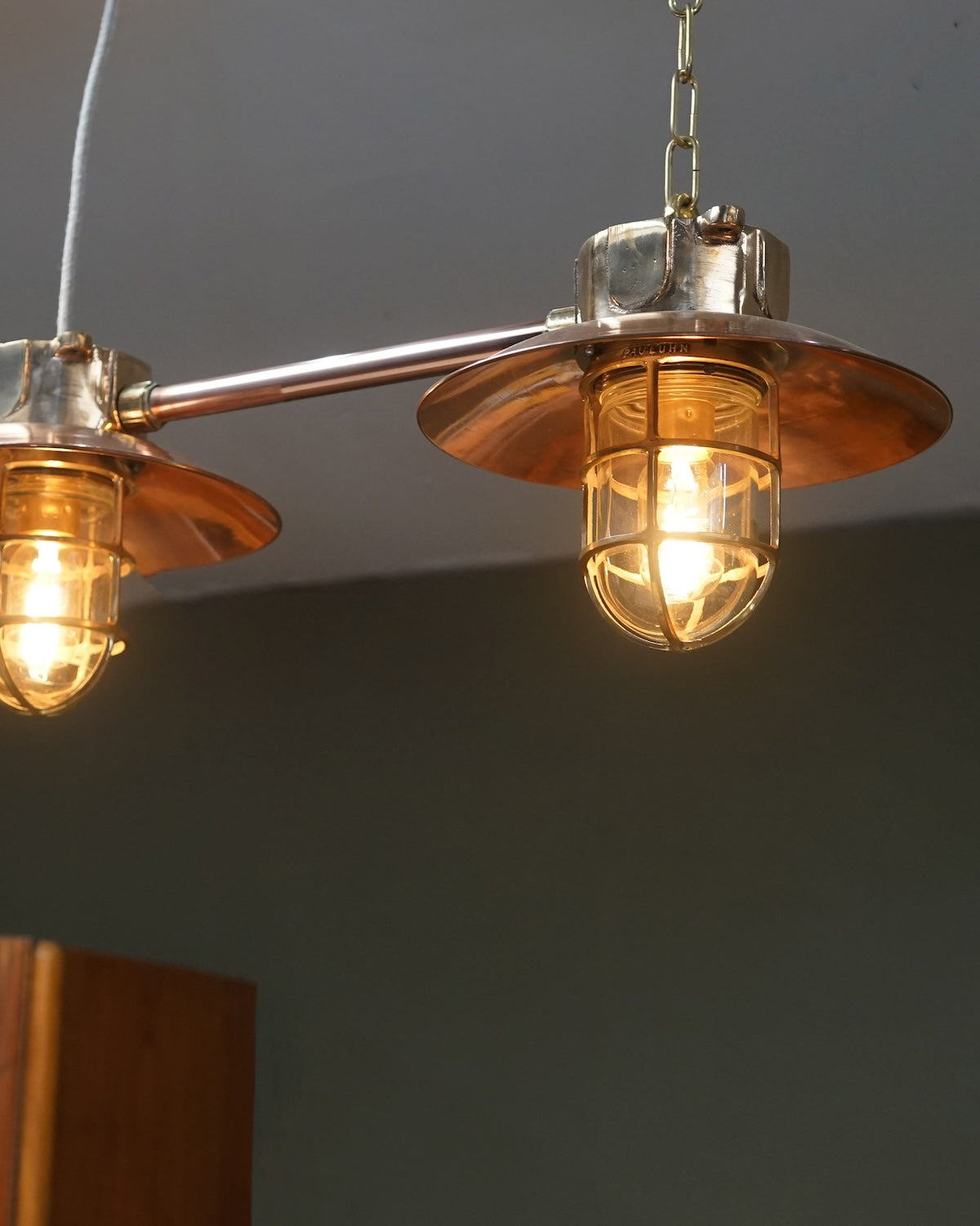 Bespoke Island Pendant Lights - MV Neptune Trinity Marine