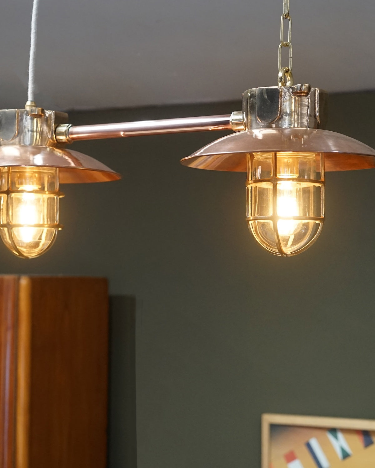 Bespoke Island Pendant Lights - MV Neptune Trinity Marine