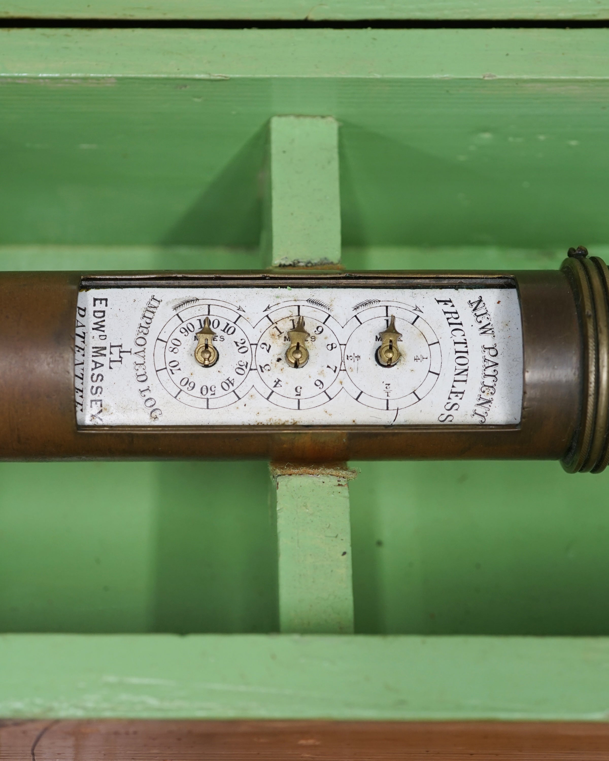 Edward Massey “Frictionless Propeller” Mechanical-End Harpoon Log Trinity Marine