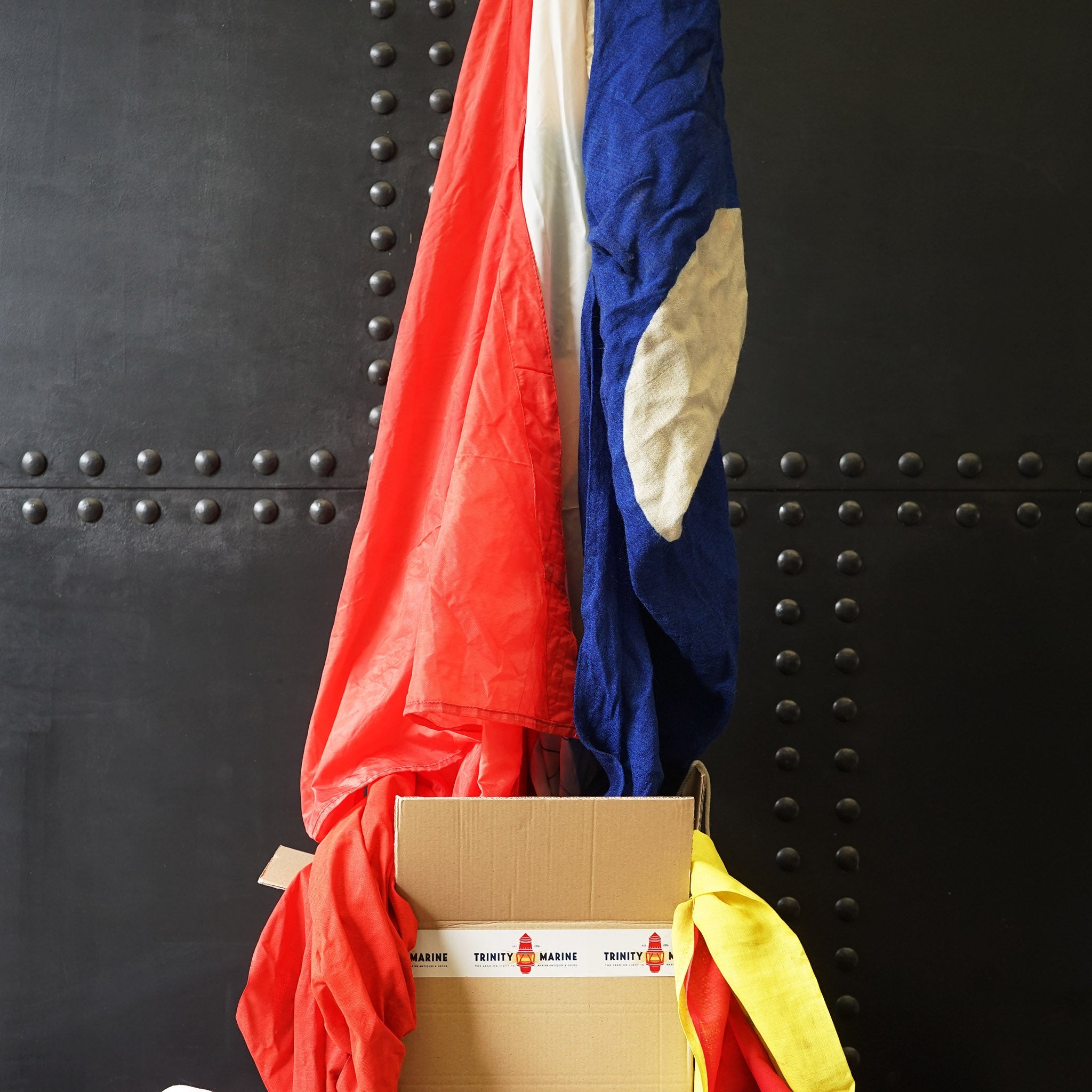 Mixed Box of Original Ships Flags Trinity Marine