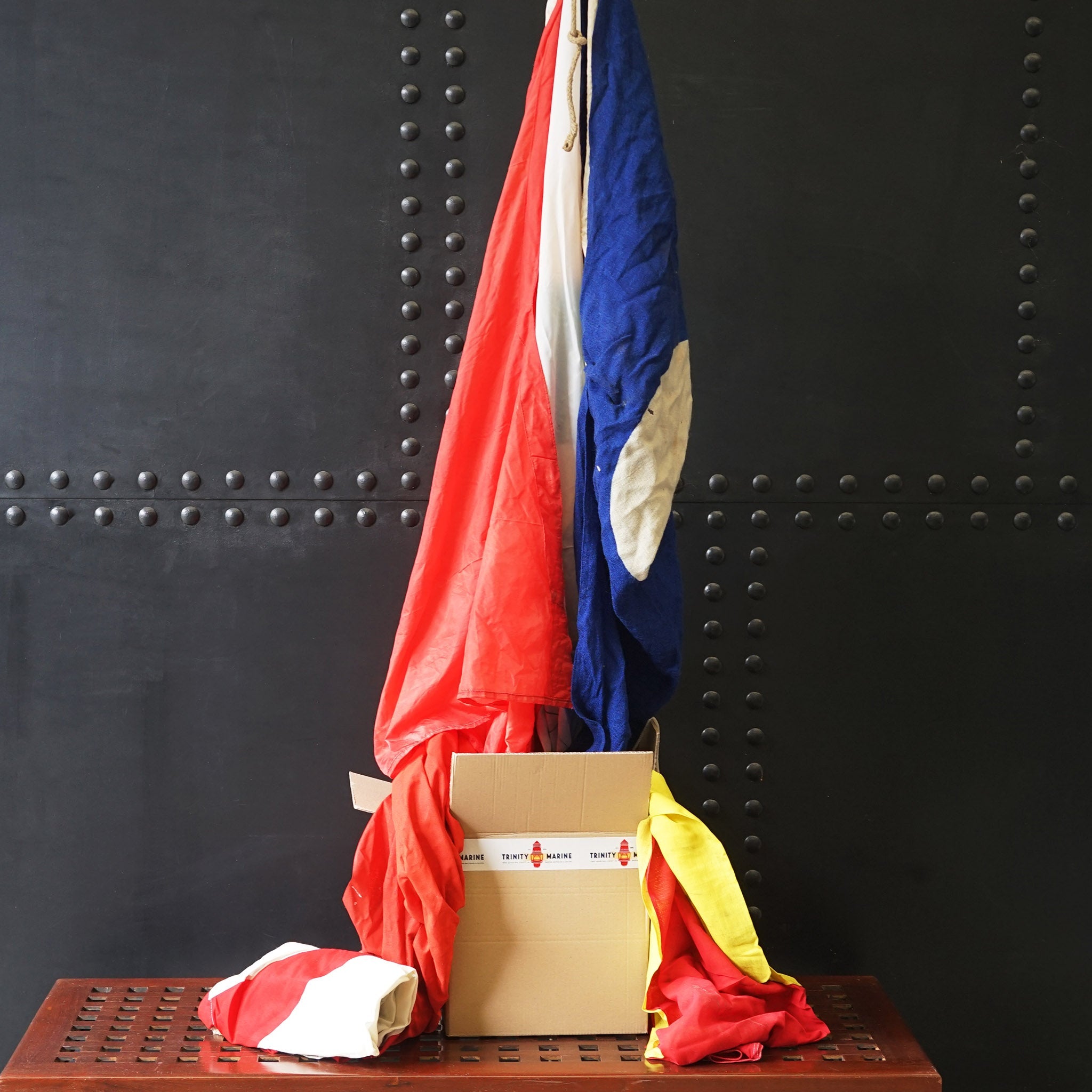 Mixed Box of Original Ships Flags Trinity Marine