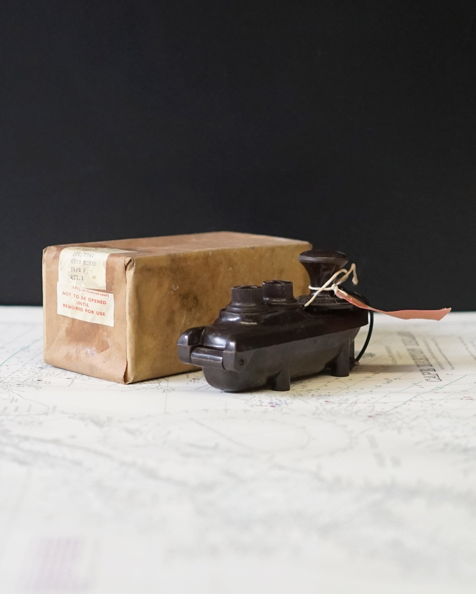 Rare Unissued ‘Bathtub’ RAF Morse Key in Original Packaging Trinity Marine