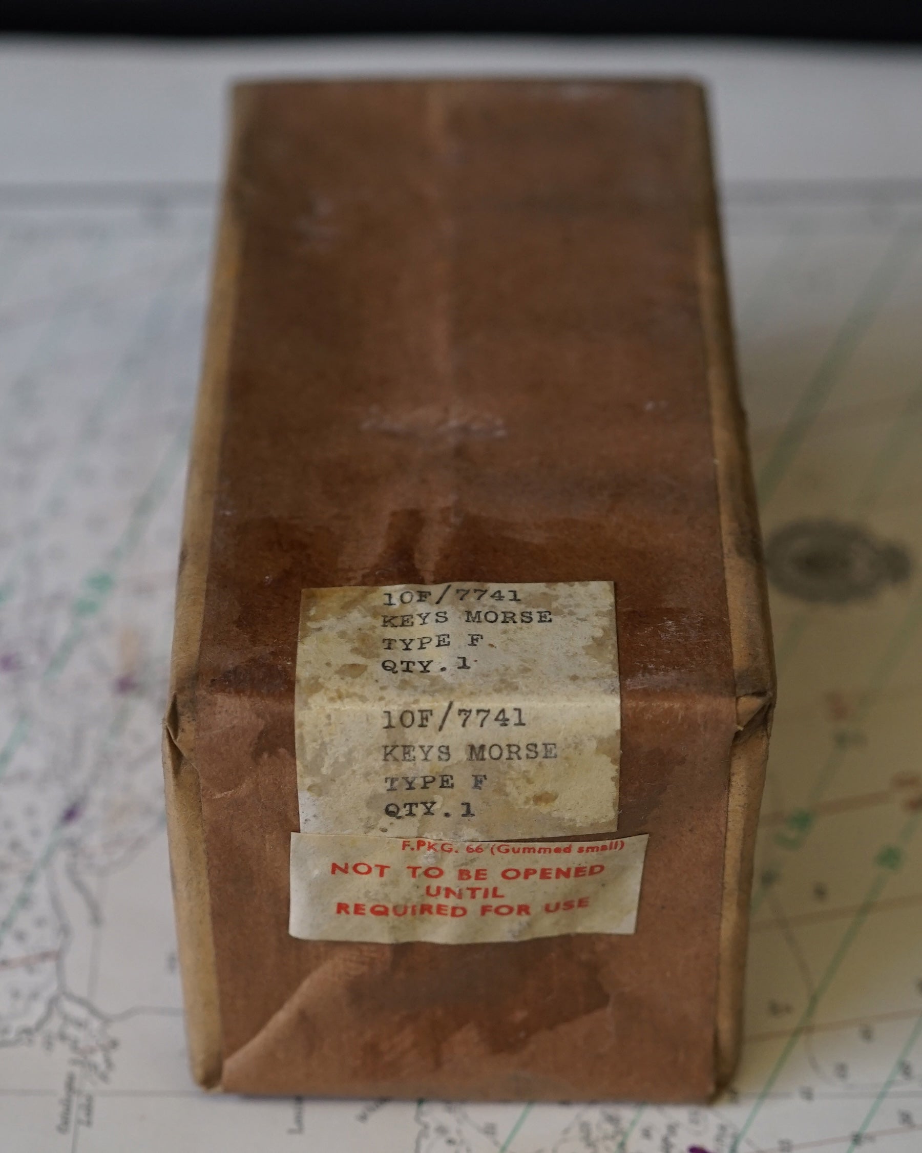 Rare Unissued ‘Bathtub’ RAF Morse Key in Original Packaging Trinity Marine