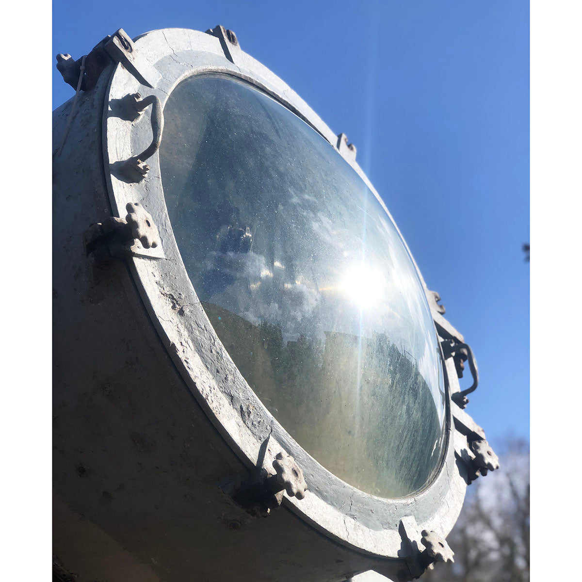 Mounted XL Russian Navy Battleship Searchlight Trinity Marine