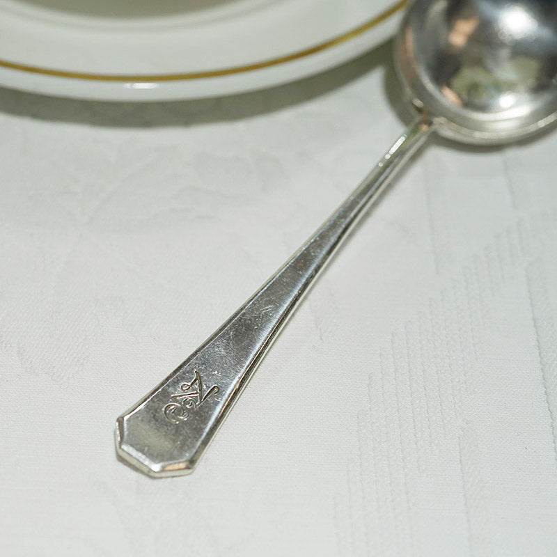 NZSC Ocean Liner Six Soup Spoons - 1930’s Trinity Marine