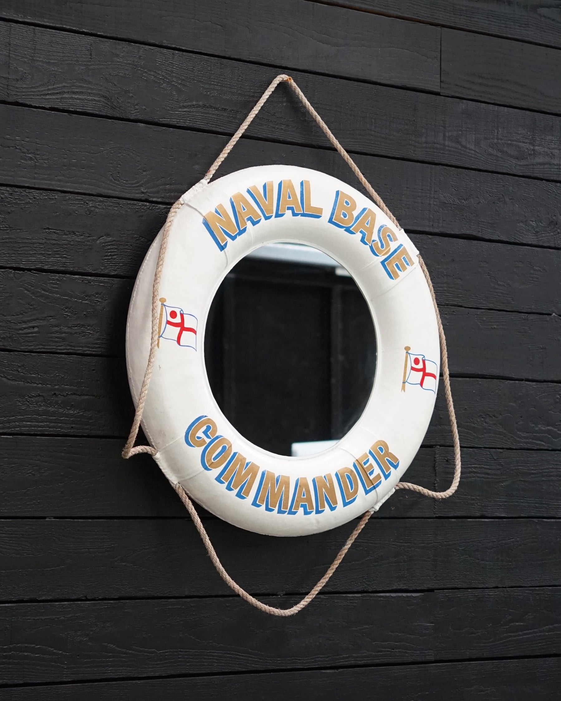 Royal Navy Naval Base Commander Life Ring - Mirror Trinity Marine