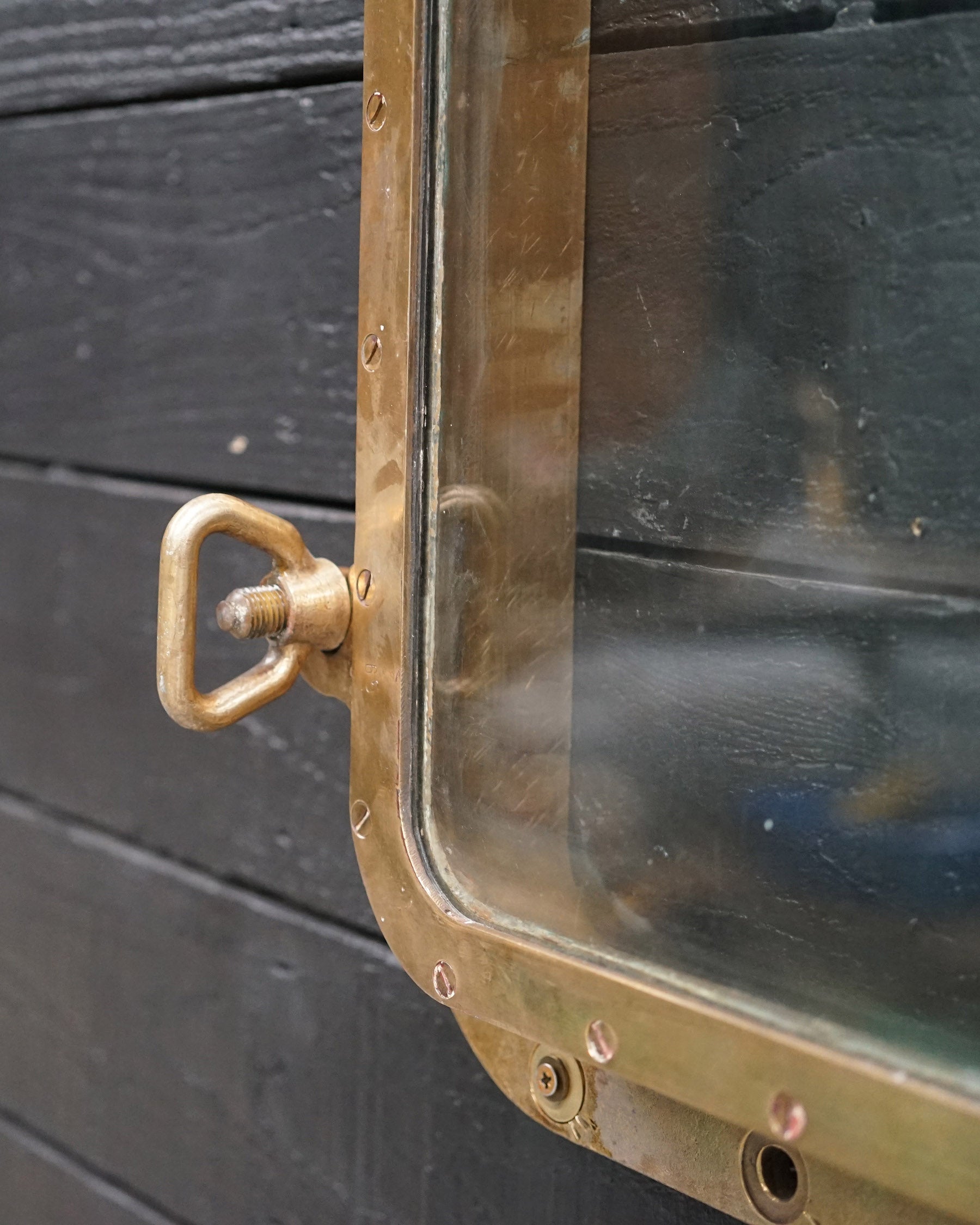 Opening Brass Ships Windows - 76 x 55 Trinity Marine