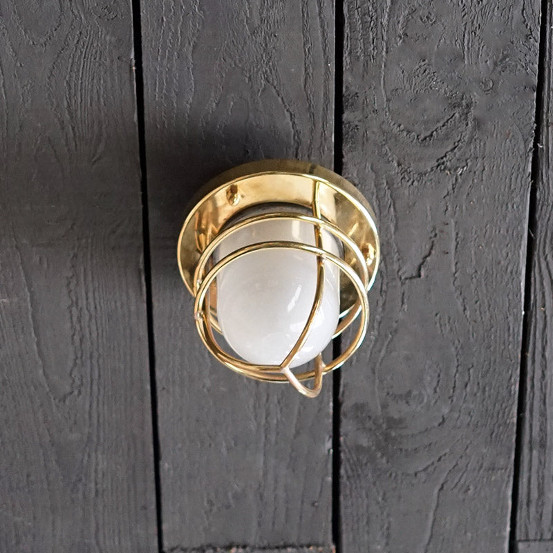 Brass Passage Light Ex Princess Daphne - 1955 Trinity Marine