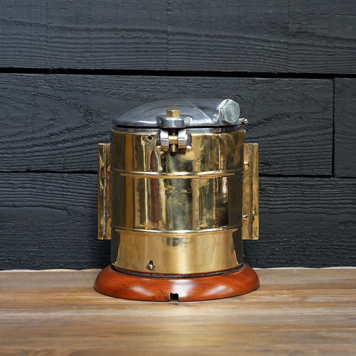 Original Fresnel Lens Aluminium Signal Light - Yellow Trinity Marine