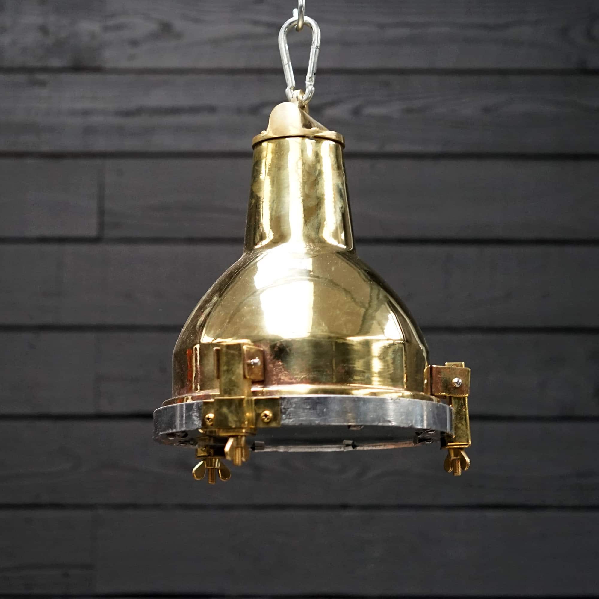 MV Grindanger Brass Cargo Pendant Light Trinity Marine