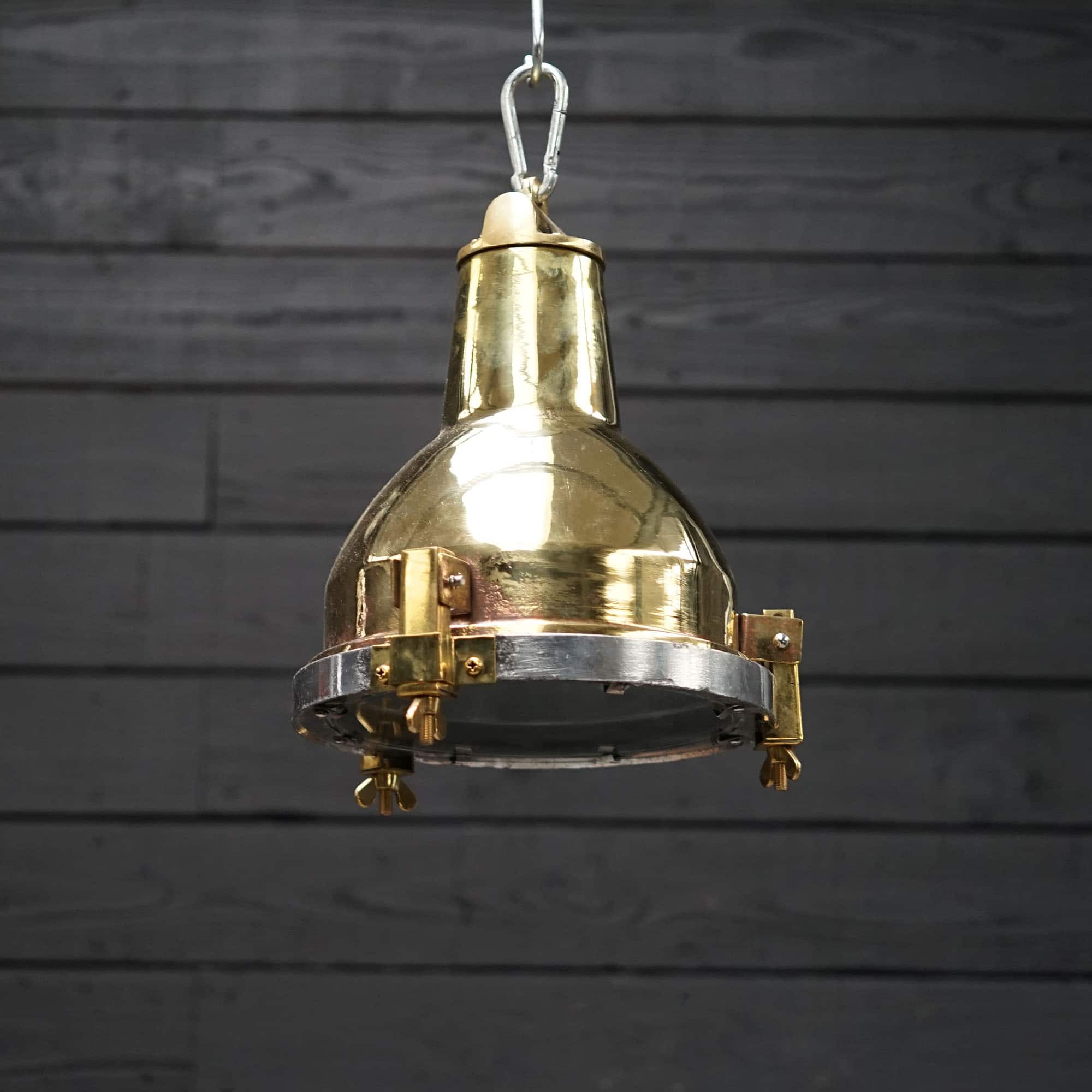 MV Grindanger Brass Cargo Pendant Light Trinity Marine