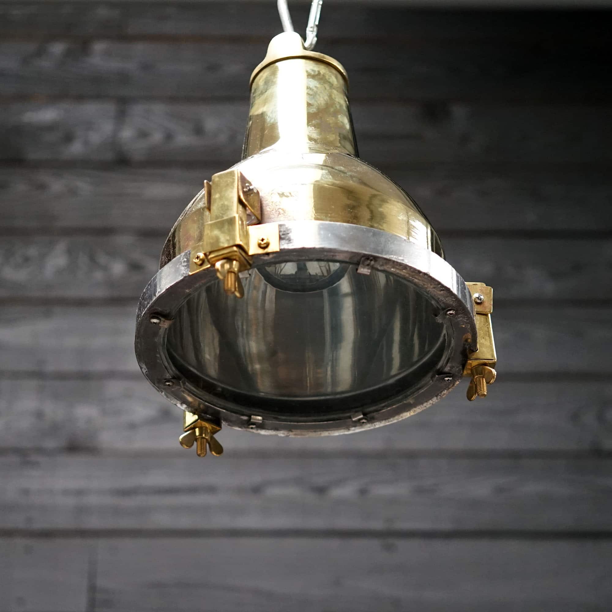 MV Grindanger Brass Cargo Pendant Light Trinity Marine