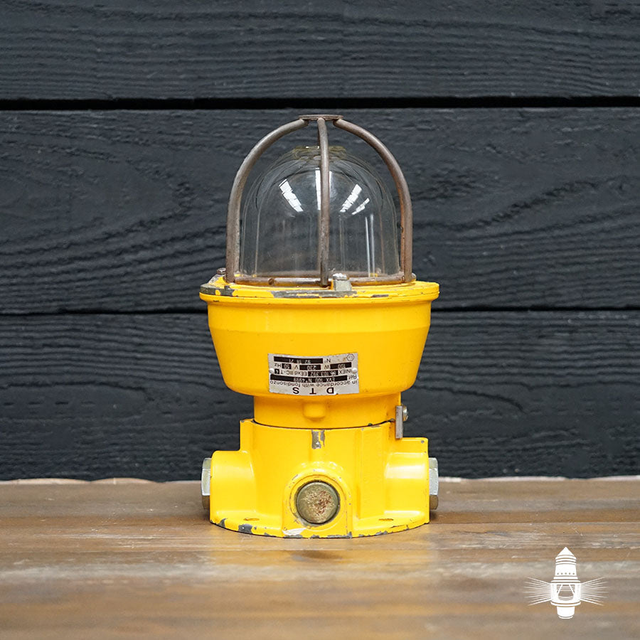 Original Ships Explosion Proof Bulkhead Light - Yellow Trinity Marine