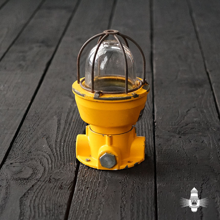 Original Ships Explosion Proof Bulkhead Light - Yellow Trinity Marine