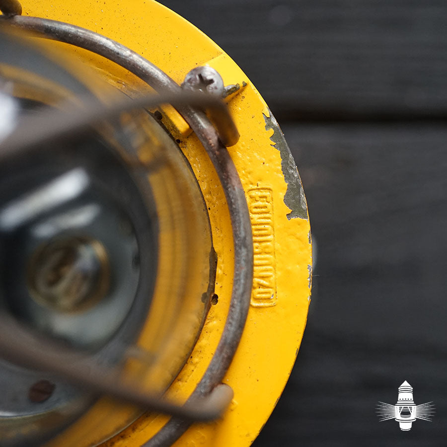 Original Ships Explosion Proof Bulkhead Light - Yellow Trinity Marine