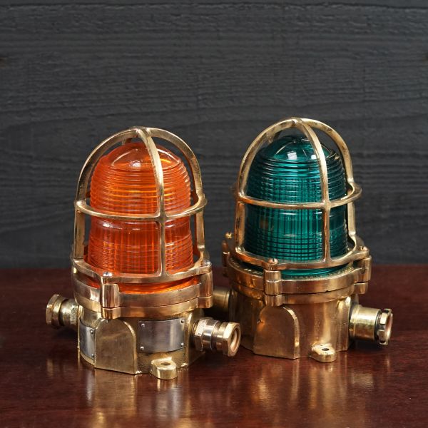 Pauluhn USA Bronze Helipad Light - Orange Trinity Marine