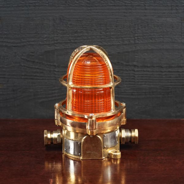 Pauluhn USA Bronze Helipad Light - Orange Trinity Marine