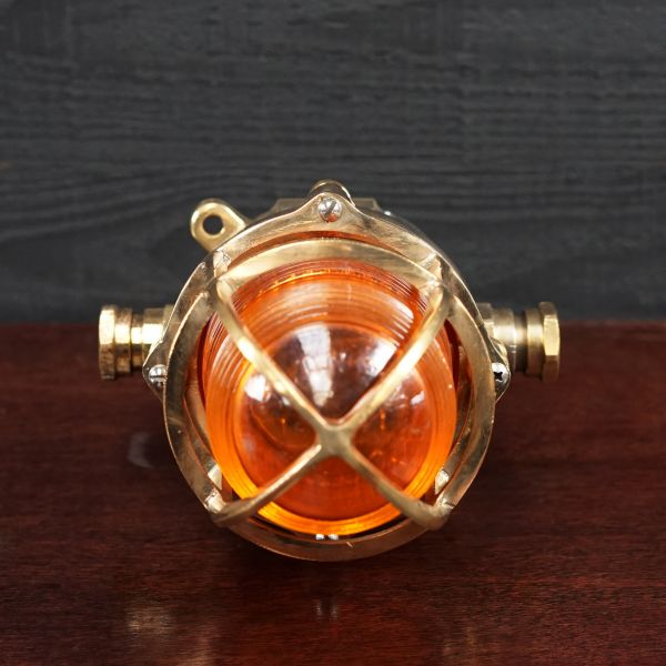 Pauluhn USA Bronze Helipad Light - Orange Trinity Marine