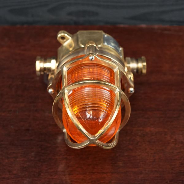 Pauluhn USA Bronze Helipad Light - Orange Trinity Marine