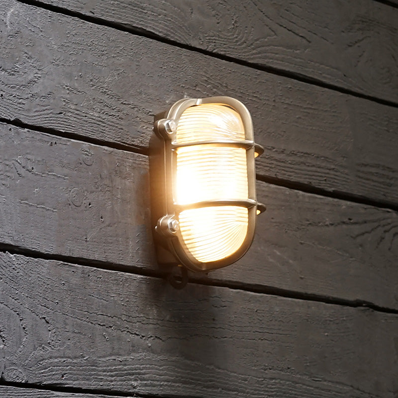 Oval Bulkhead Light - Gun-Metal Finish Trinity Marine