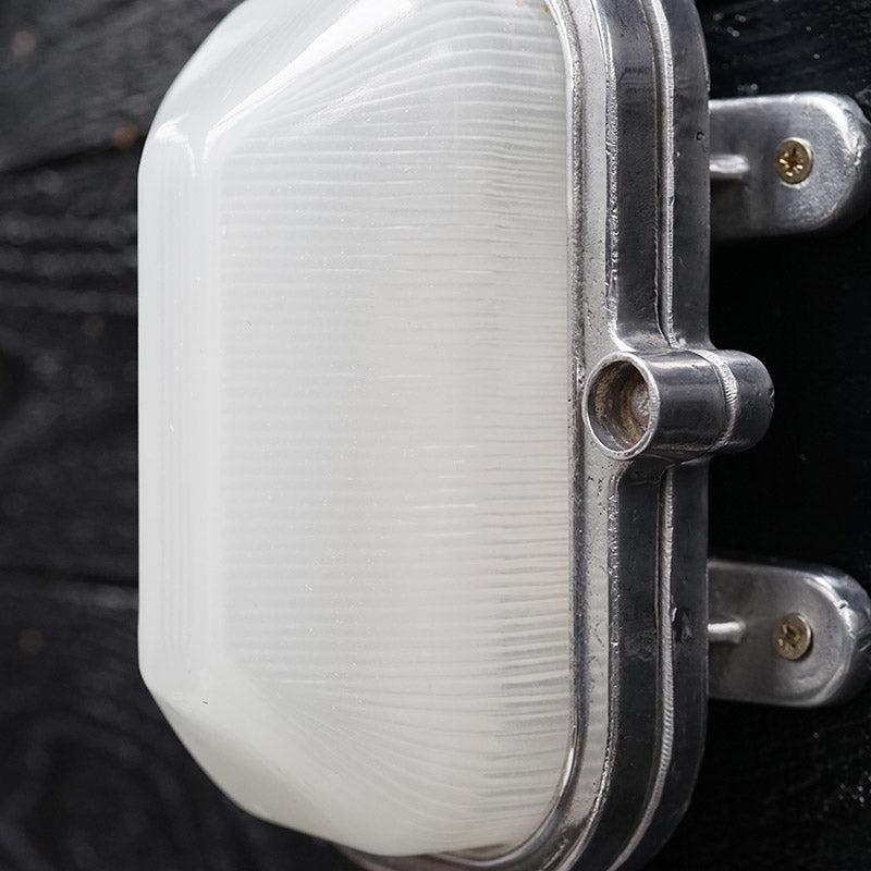 Oval Ships Bulkhead Opaque Glass Wall Light Trinity Marine