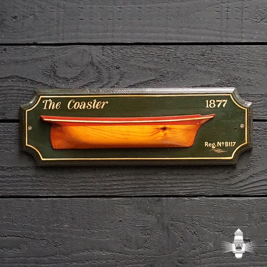 Painted Builders Half Hull - The Coaster Trinity Marine