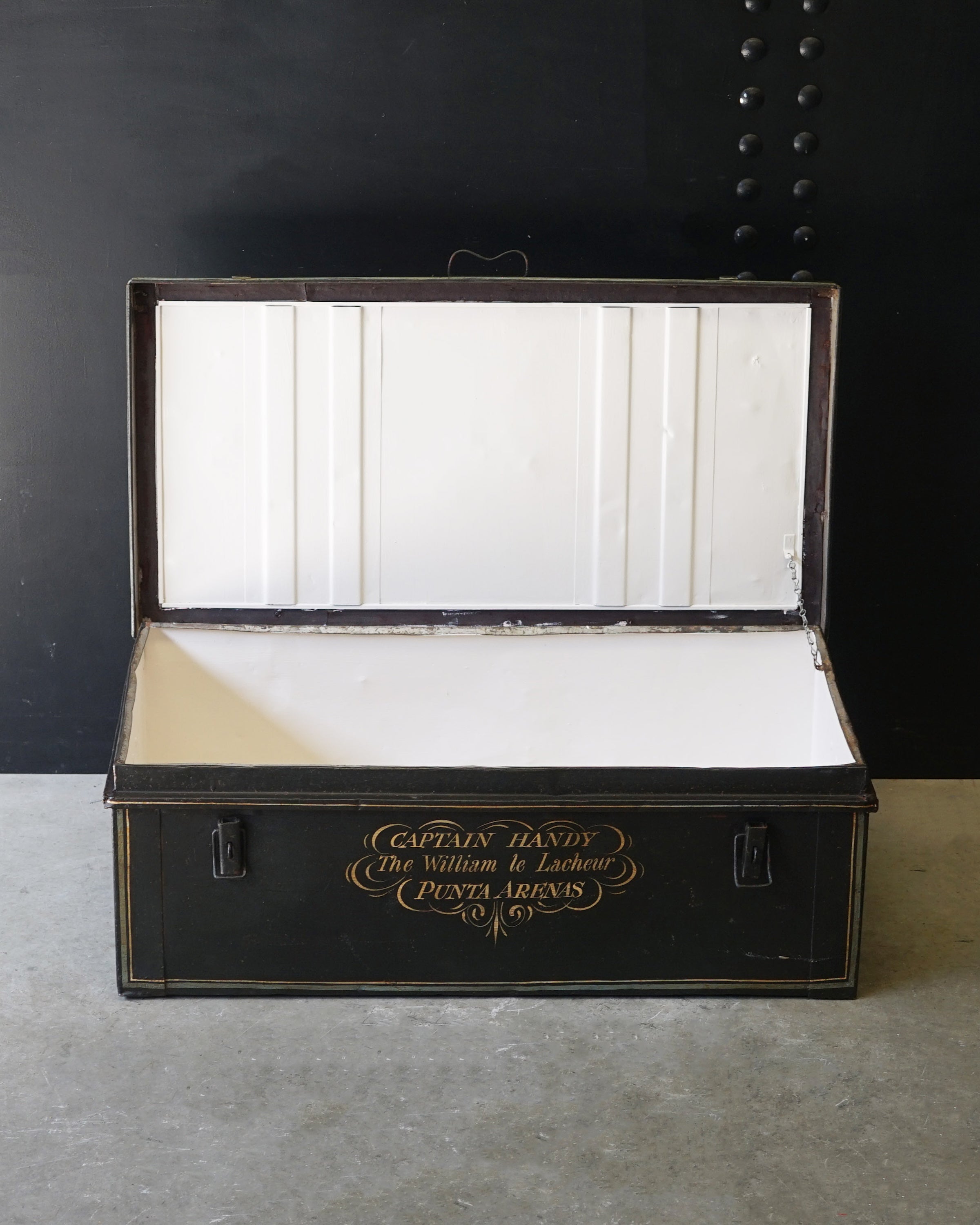 Clipper Travellers Trunk 19th Cent. Style Trinity Marine