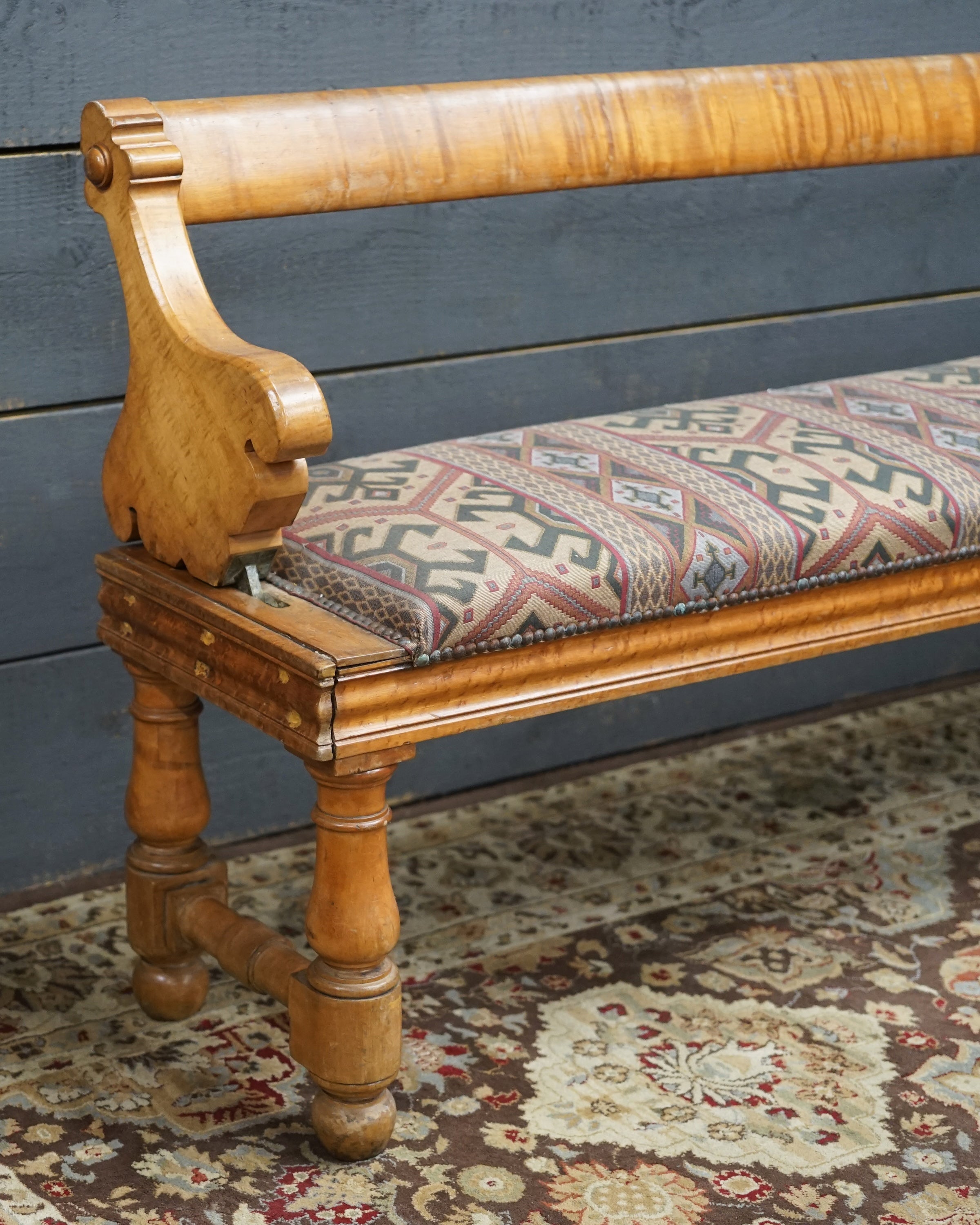 V. Rare Ocean Liner ‘Port & Starboard’ Dining Bench Trinity Marine
