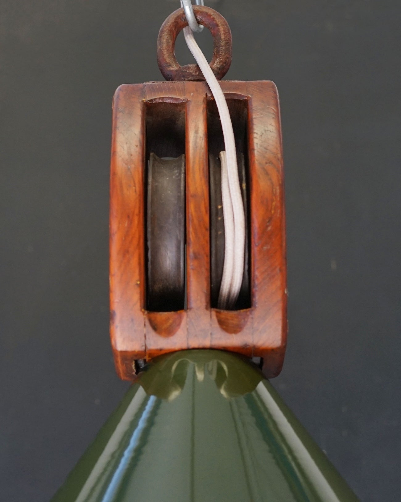 Ships Pulley Block Pendant Light Trinity Marine