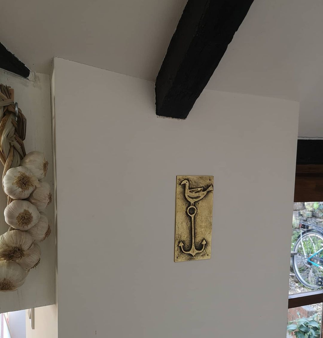 SS Kenya Castle / SS Amerikanis Liner Brass Relief Trinity Marine