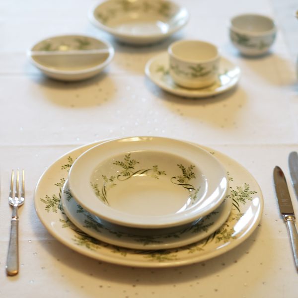 RMS Windsor Castle Tableware - Sml Split Dish c.1950's Trinity Marine