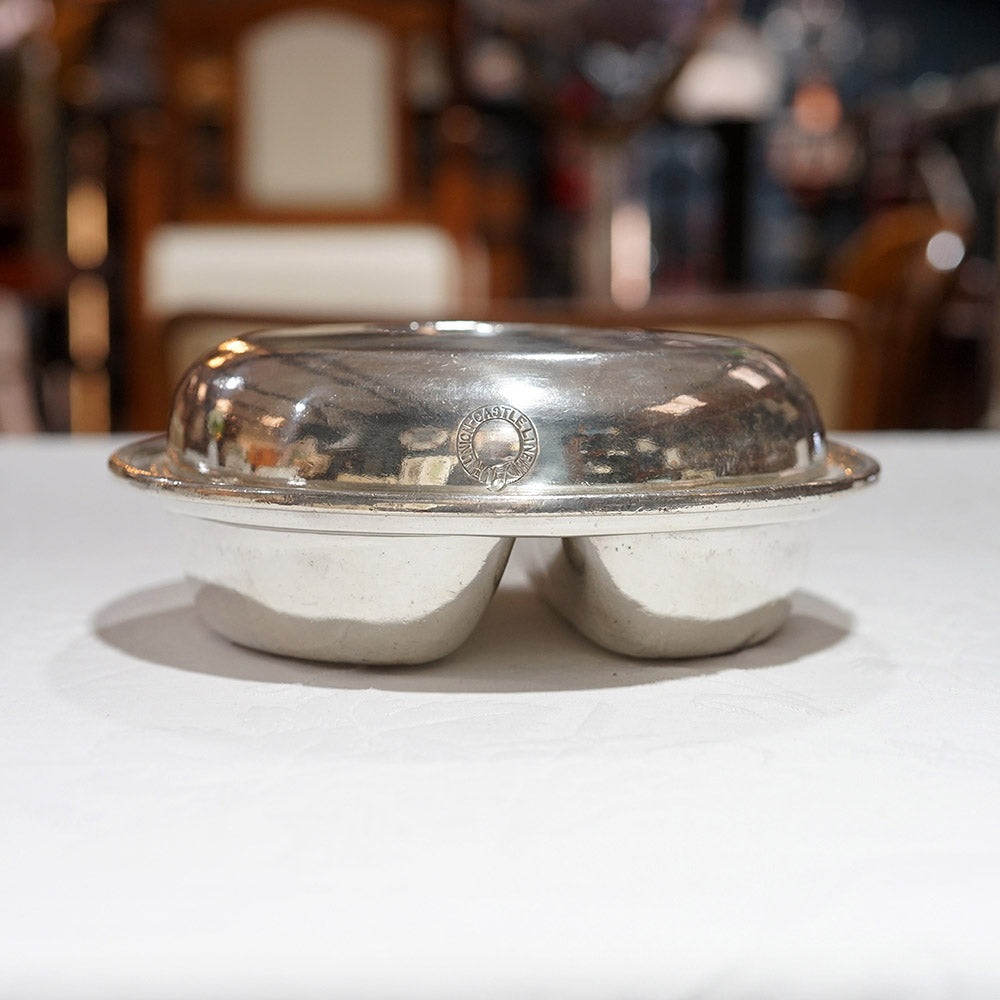 RMS Windsor Silver Plate Serving Dish & Cover Trinity Marine