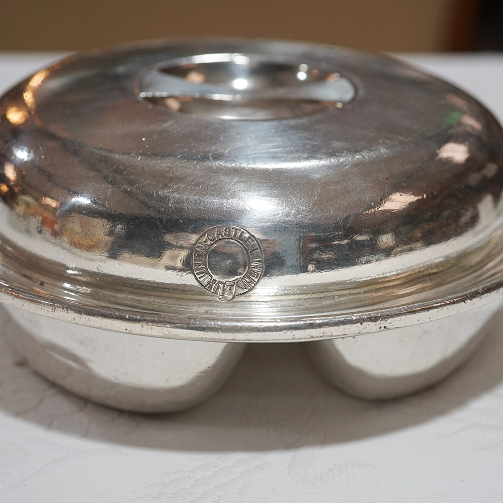 RMS Windsor Silver Plate Serving Dish & Cover Trinity Marine