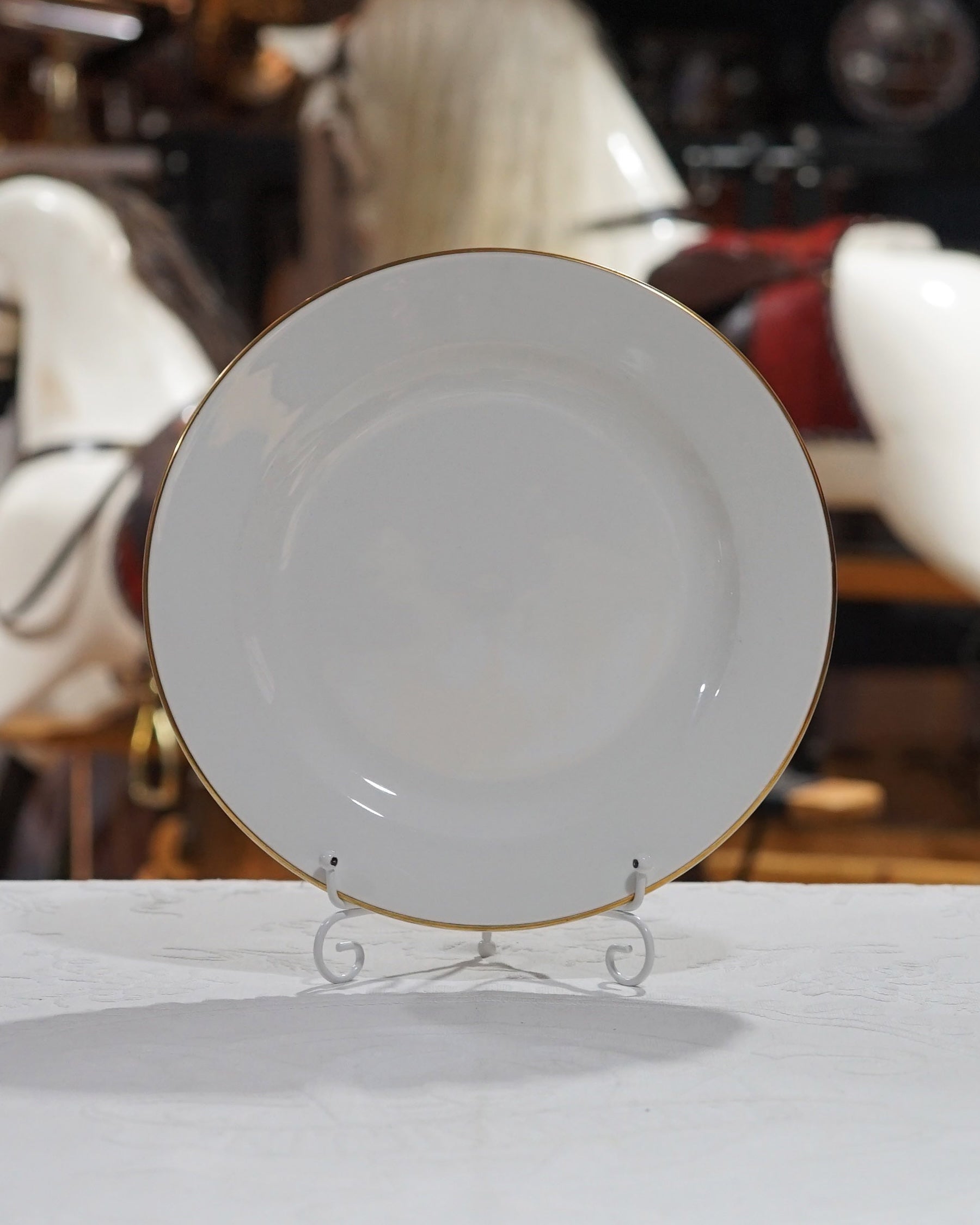 HMS Ark Royal and HMS Invincible - 10in China Plates x 4 Trinity Marine