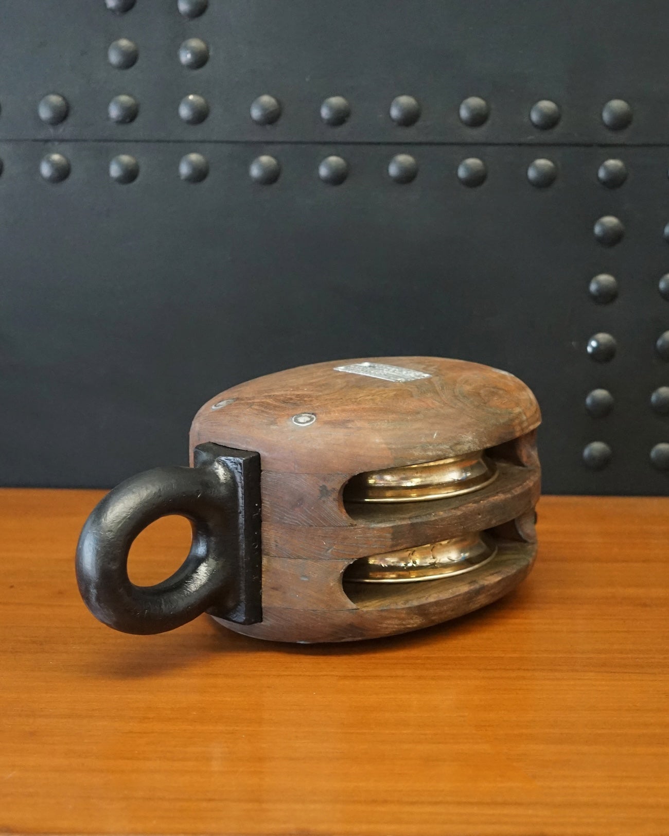 Royal Navy Admiralty Pulley Block - Large Double Trinity Marine