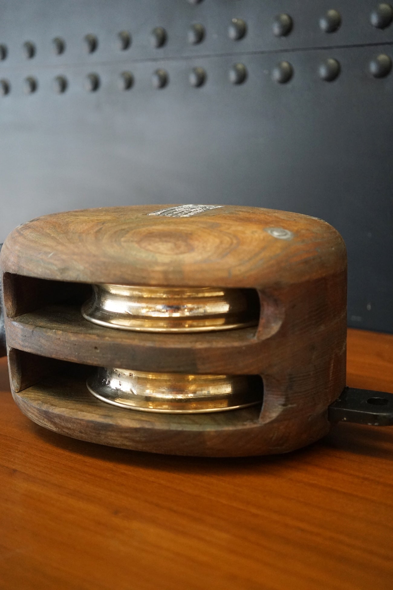 Royal Navy Admiralty Pulley Block - Large Double Trinity Marine
