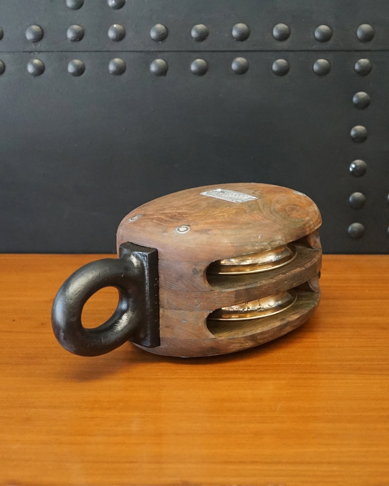 Royal Navy Admiralty Pulley Block - Large Double Trinity Marine