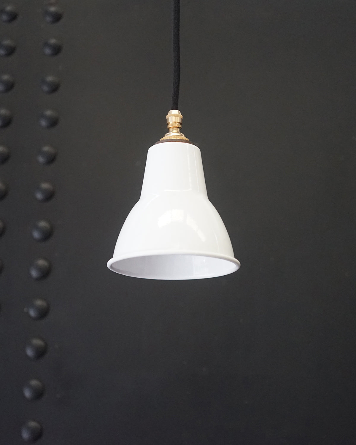 Royal Navy Admiralty White Enamel Pendant Light Trinity Marine