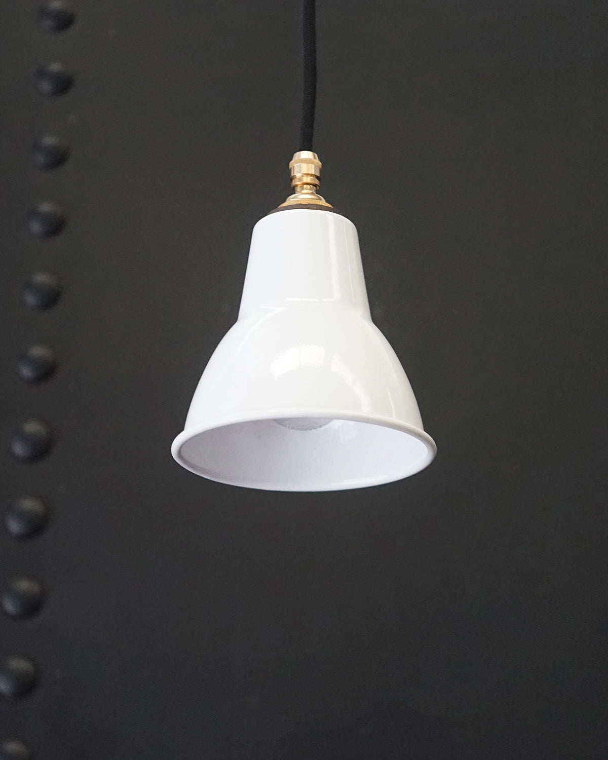 Royal Navy Admiralty White Enamel Pendant Light Trinity Marine