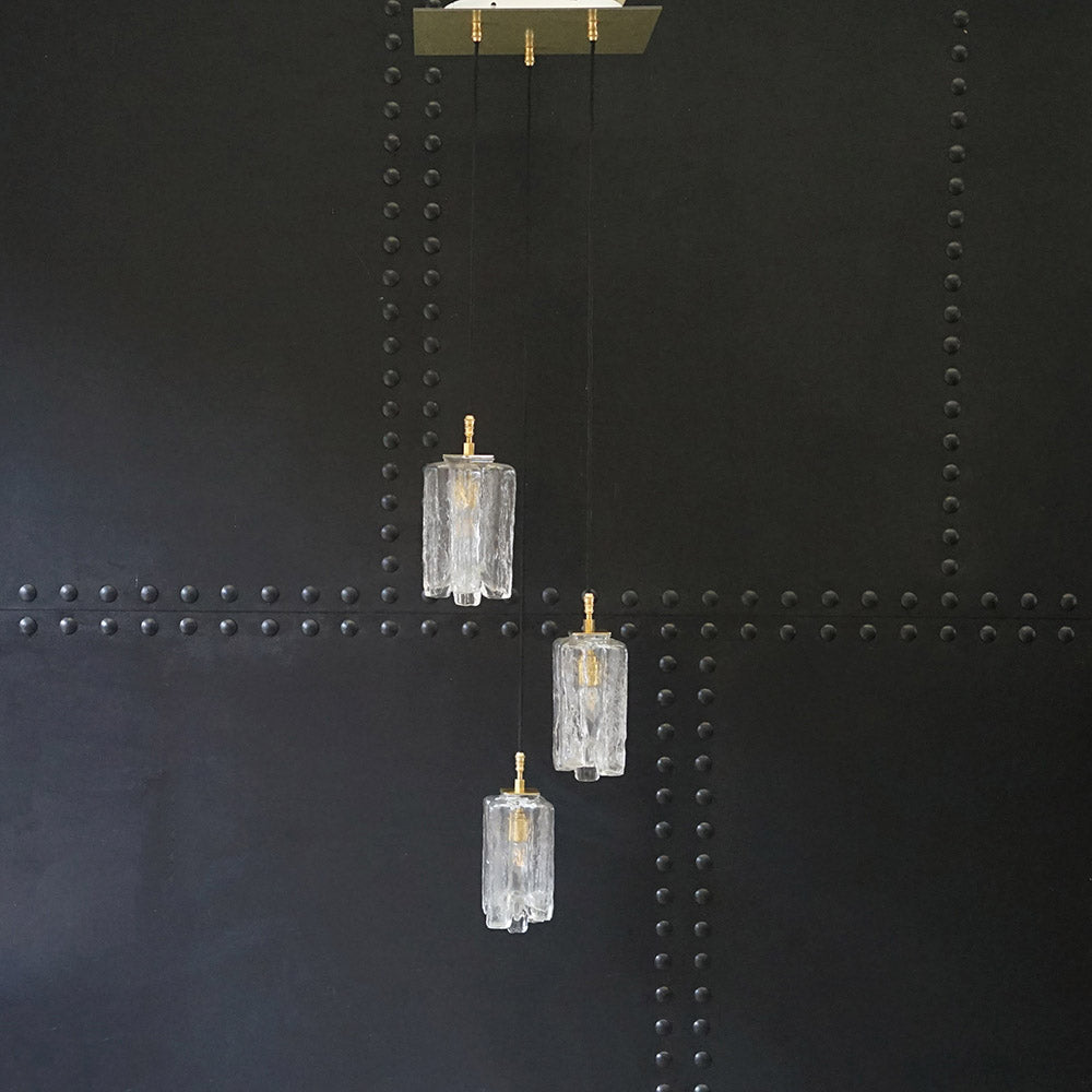 Rare Granada Ice Glass Cascade Chandelier – JT Kalmar Trinity Marine