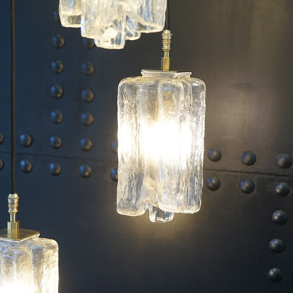 Rare Granada Ice Glass Cascade Chandelier – JT Kalmar Trinity Marine