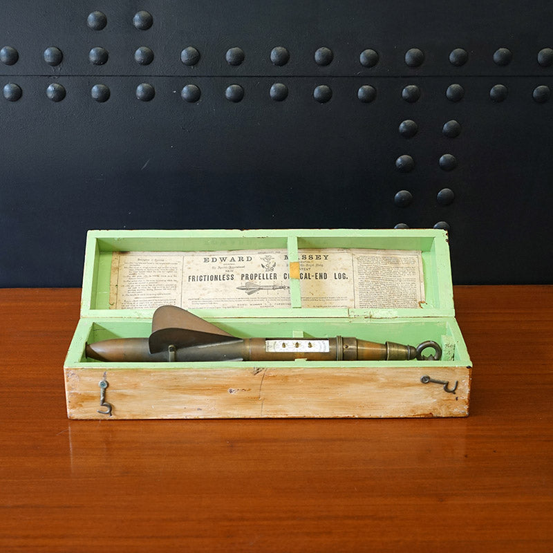 Rare Harpoon Style Ships Log by Massey Trinity Marine