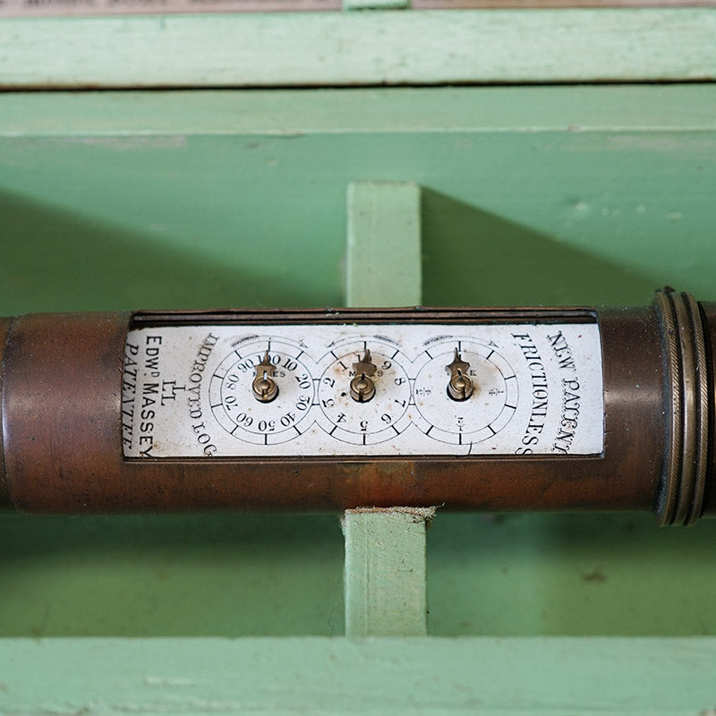 Rare Harpoon Style Ships Log by Massey Trinity Marine