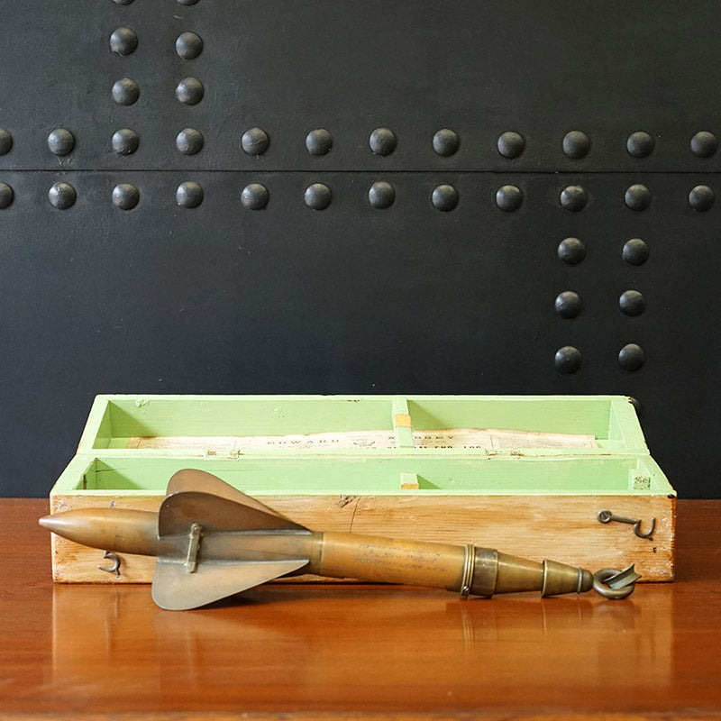 Rare Harpoon Style Ships Log by Massey Trinity Marine