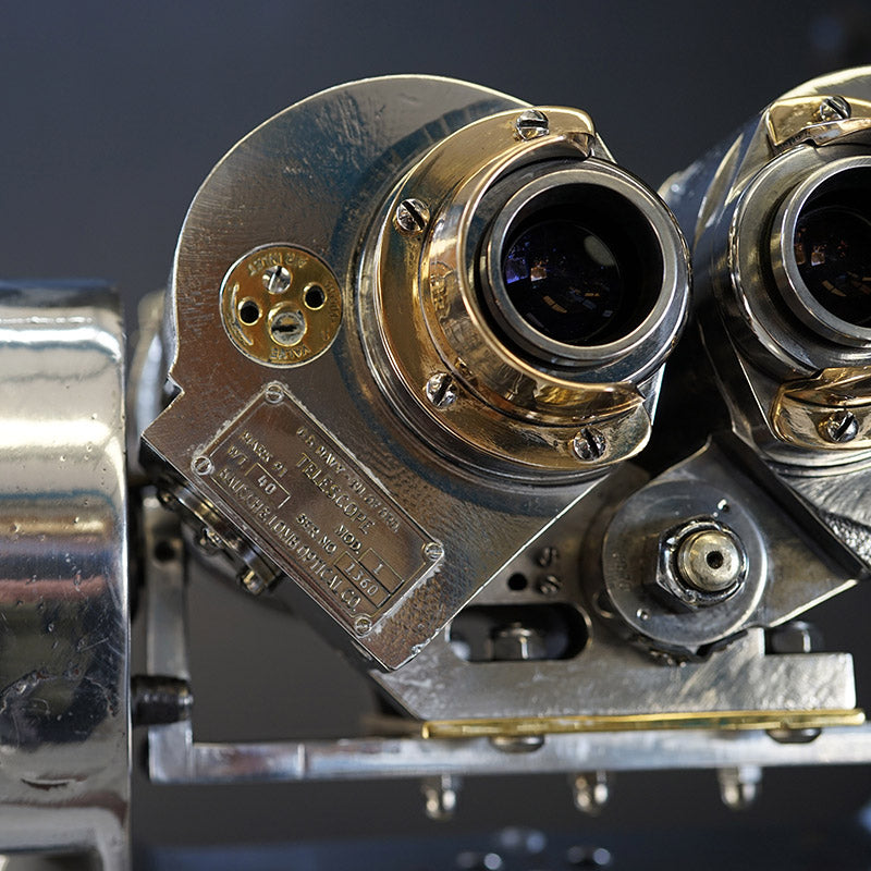 Rare WW2 US Navy Submarine Target Binoculars Trinity Marine