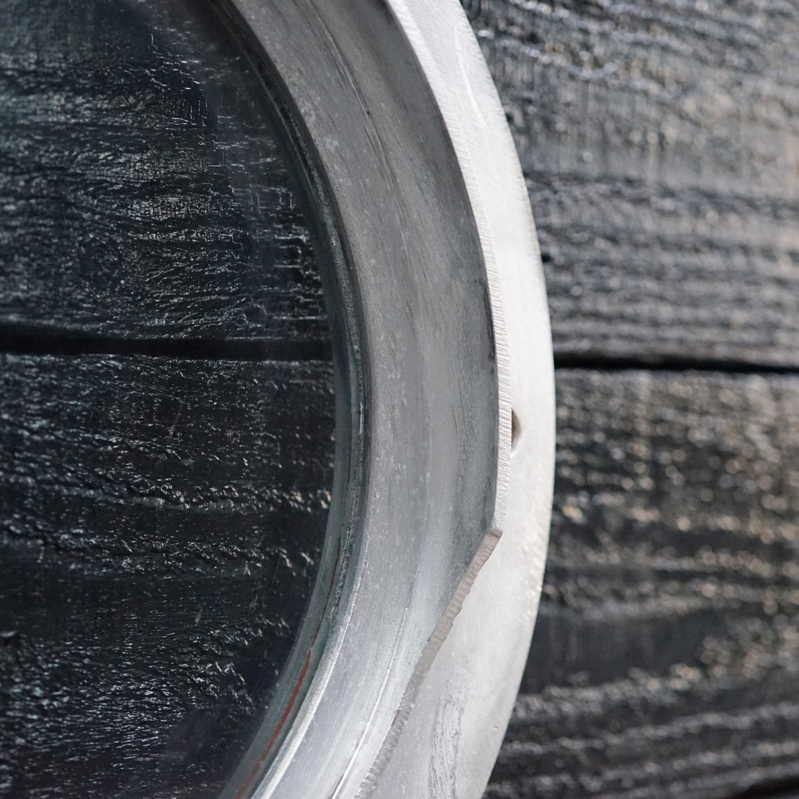 Reclaimed 12in Glass Porthole - Weather Lip Trinity Marine