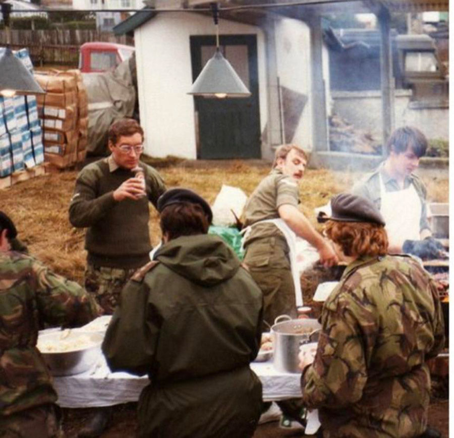 Reclaimed Army Field Conical Pendant Light - Colours Trinity Marine