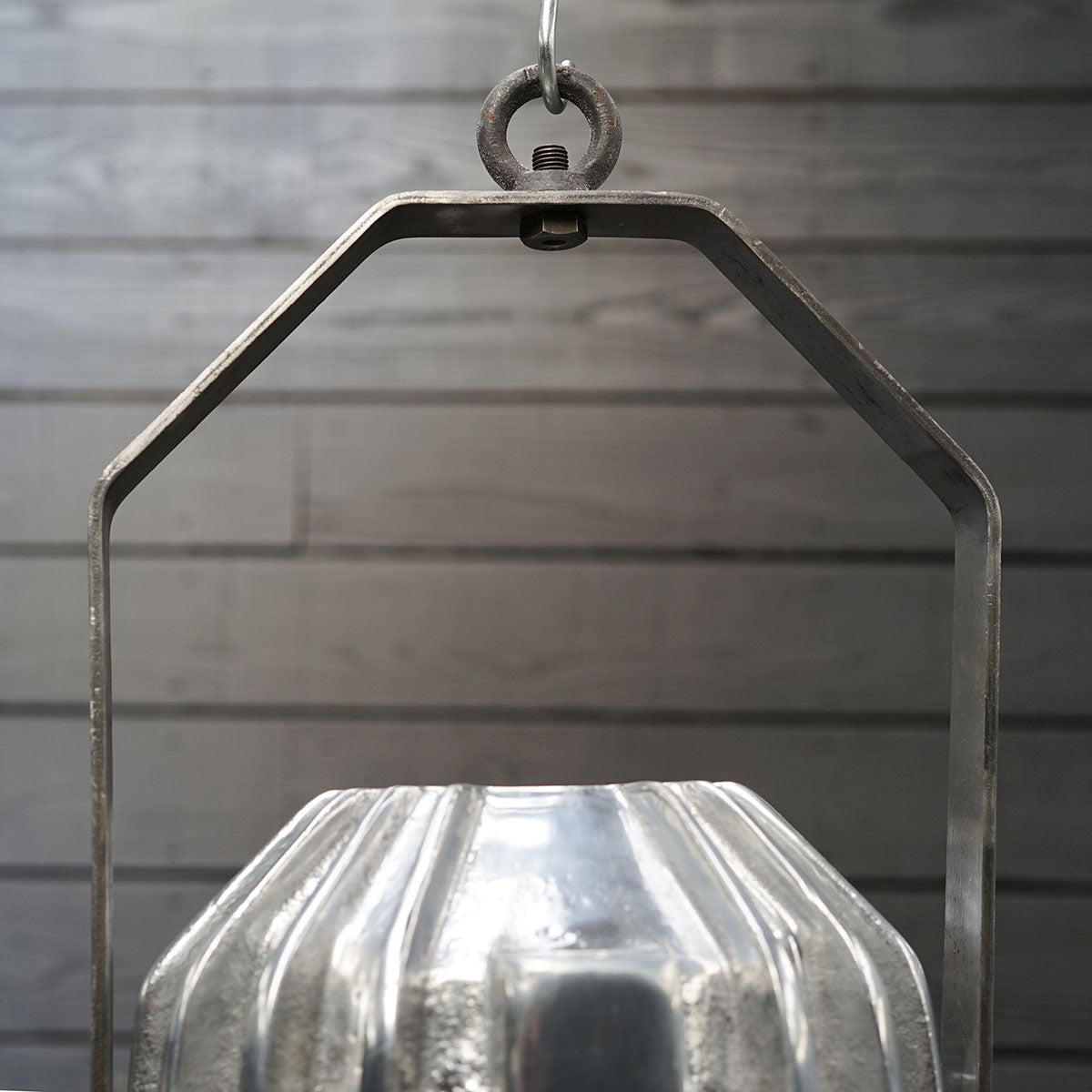 Reclaimed USA Ship's Aluminium Cargo Light Pendant Trinity Marine