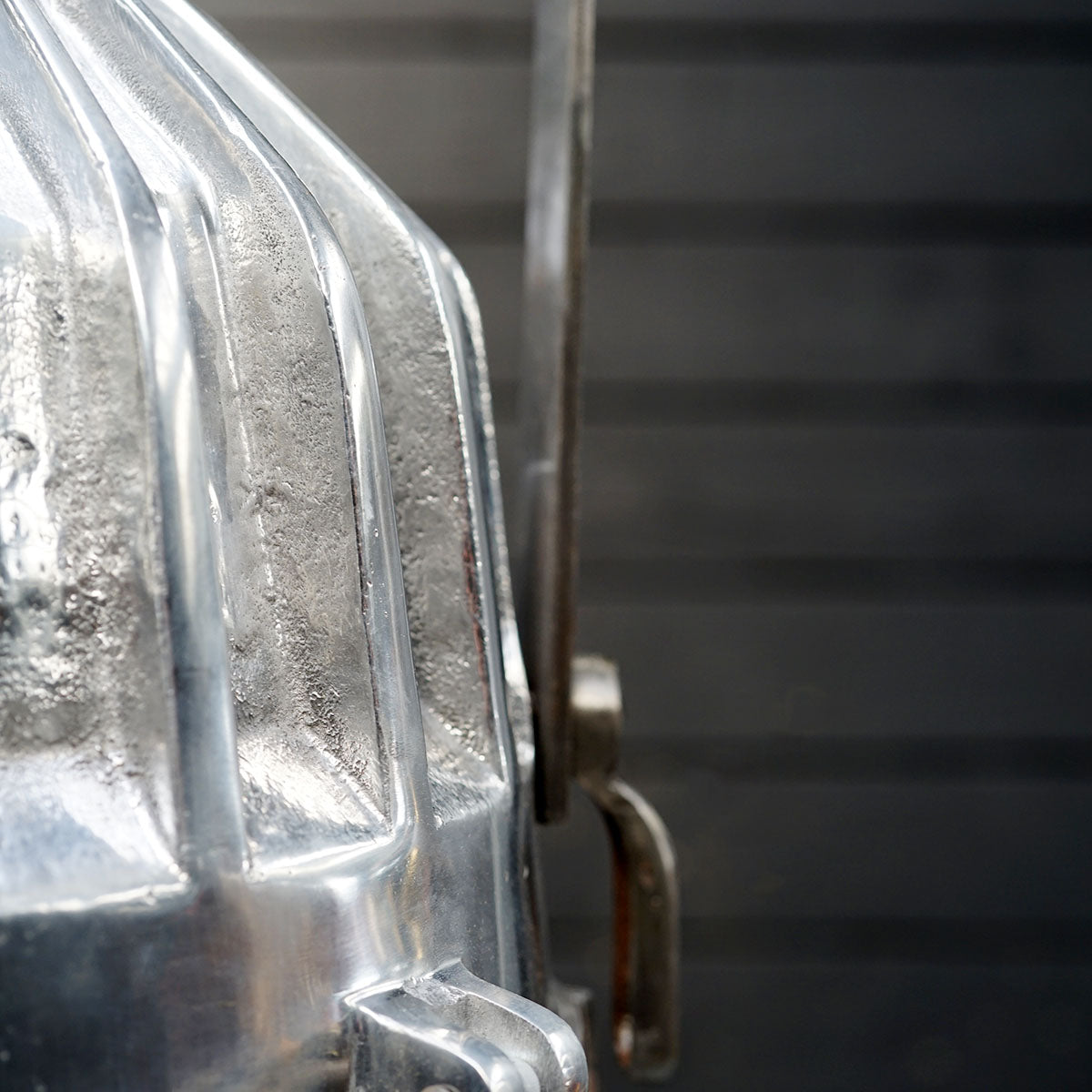 Reclaimed USA Ship's Aluminium Cargo Light Pendant Trinity Marine